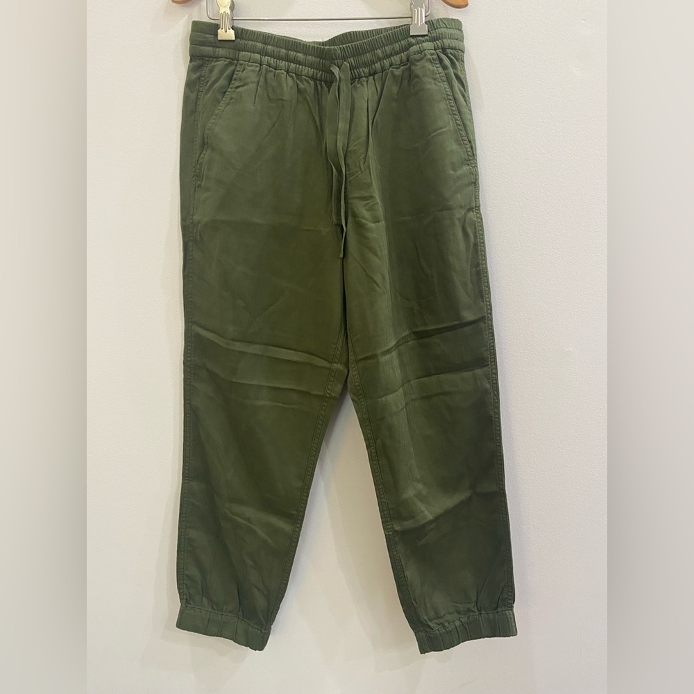 J. Crew Olive Green Chino Joggers